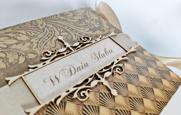 kartka na ślub złoto 01
