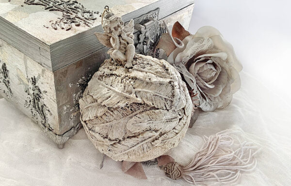 Bombka, zawieszka vintage angel